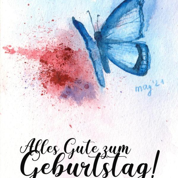 Leicht wie ein Schmetterling ins neue Lebensjahr