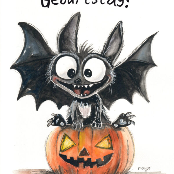 Halloween Geburtstaggruß
